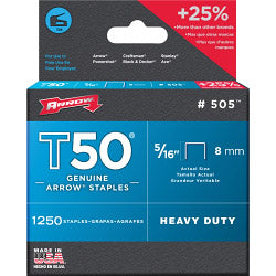 Arrow T50 Staples 8mm