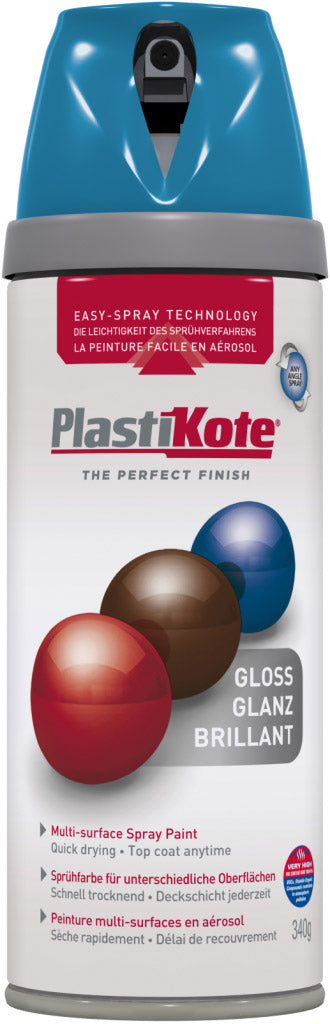 PlastiKote Twist & Spray Paint 400ml Exotic Sea Gloss