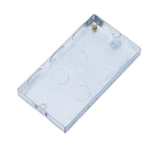 Metal Back Box 2 Gang