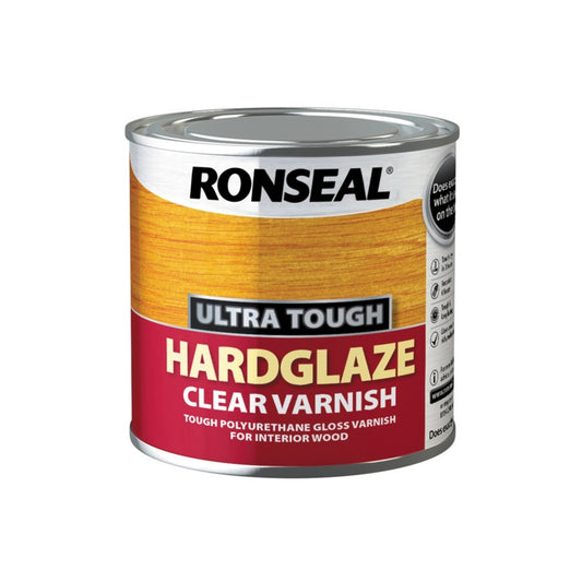 Ronseal Ultra Tough Varnish Hard Glaze 250ml