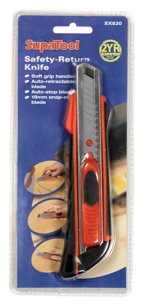 SupaTool Safety-Return Knife