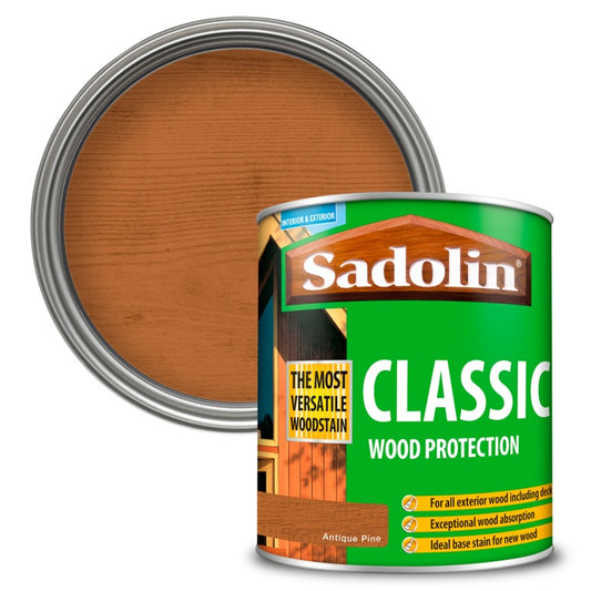 Sadolin Classic Wood Protection 1L Antique Pine