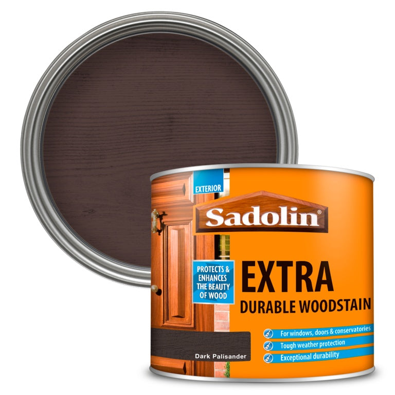 Sadolin Extra Durable Woodstain 500ml Dark Palisander