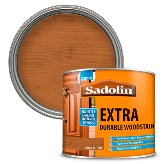 Sadolin Extra Durable Woodstain 500ml Antique Pine