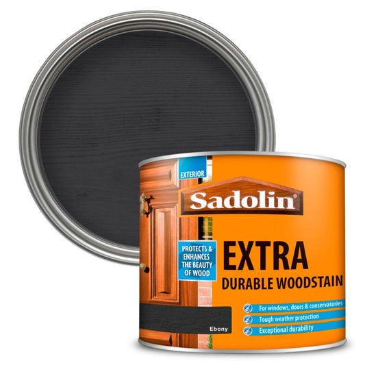 Sadolin Extra Durable Woodstain 500ml Ebony