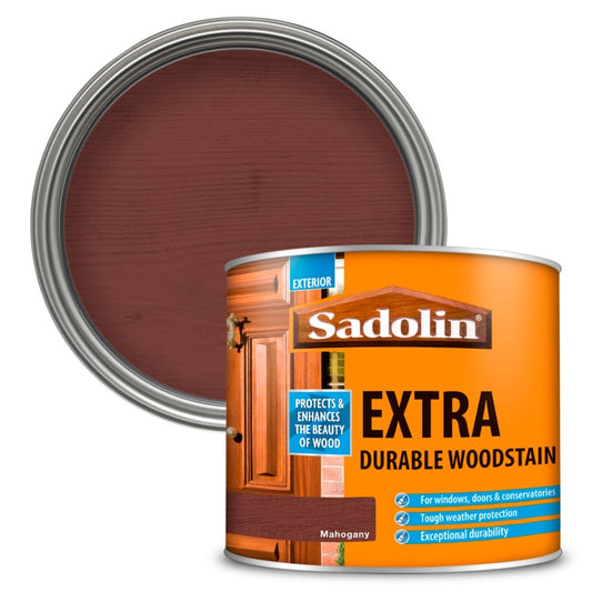 Sadolin Extra Durable Woodstain 500ml Mahogany