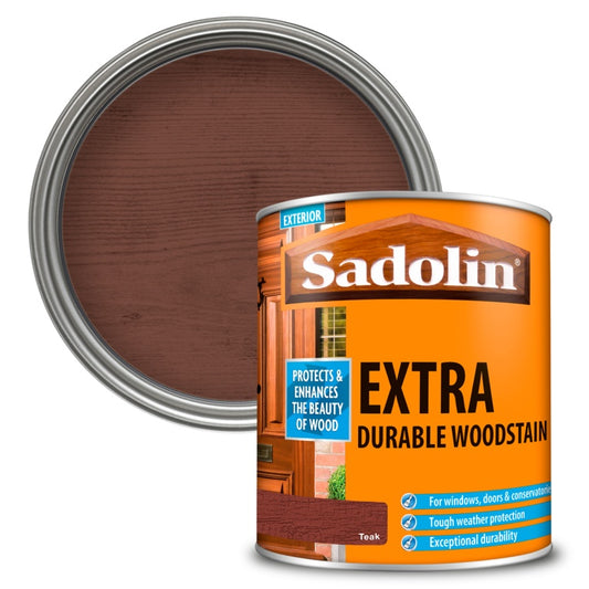 Sadolin Extra Durable Woodstain 1L Teak