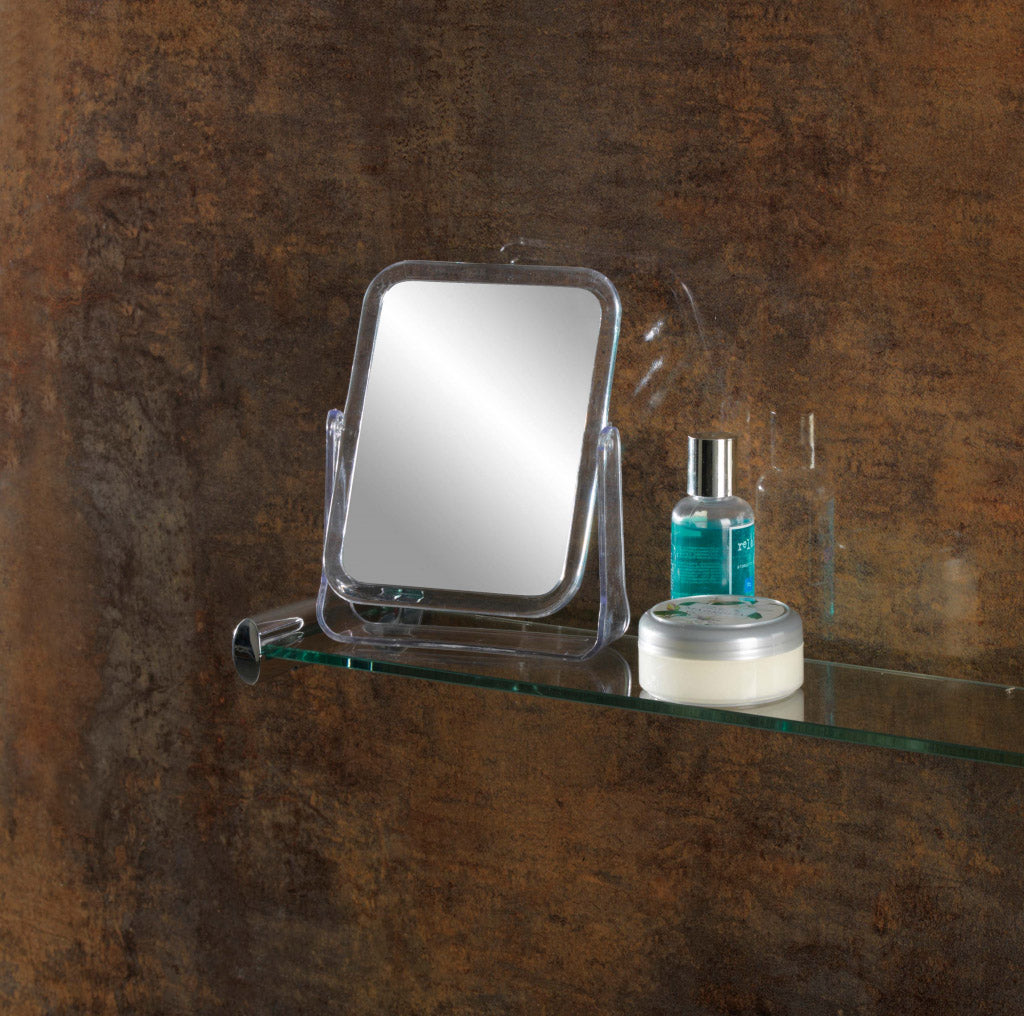 SupaHome Rectangular Plastic Mirror 16 x 12cm