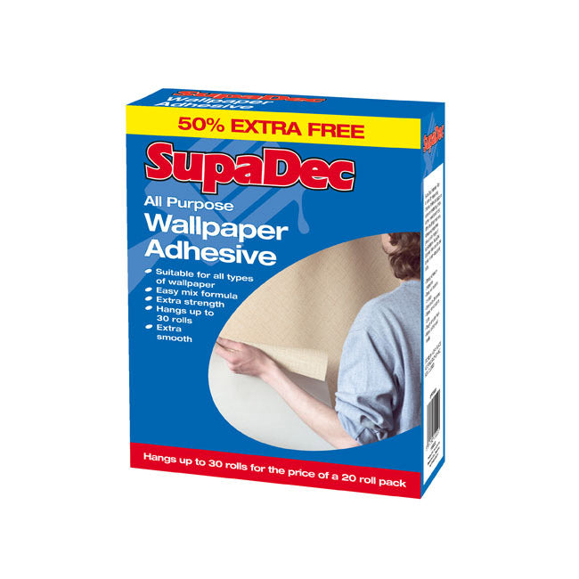 SupaDec All Purpose Wallpaper Adhesive up to 20 Rolls | Nurvale