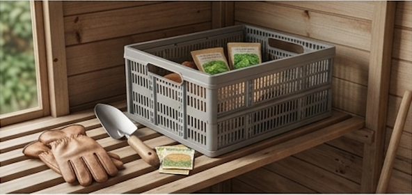 Thumbs Up 32 Litre Folding Crate