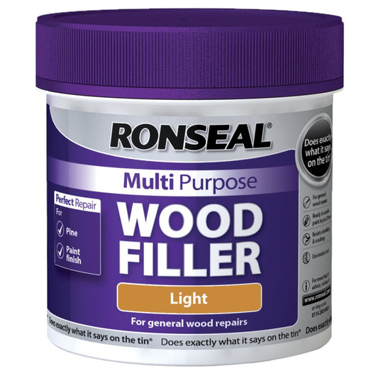 Ronseal Multi Purpose Wood Filler 465g Light