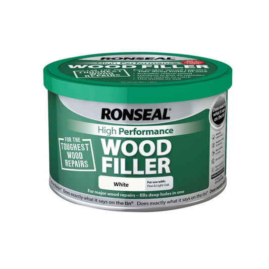 Ronseal High Performance Wood Filler 275g White