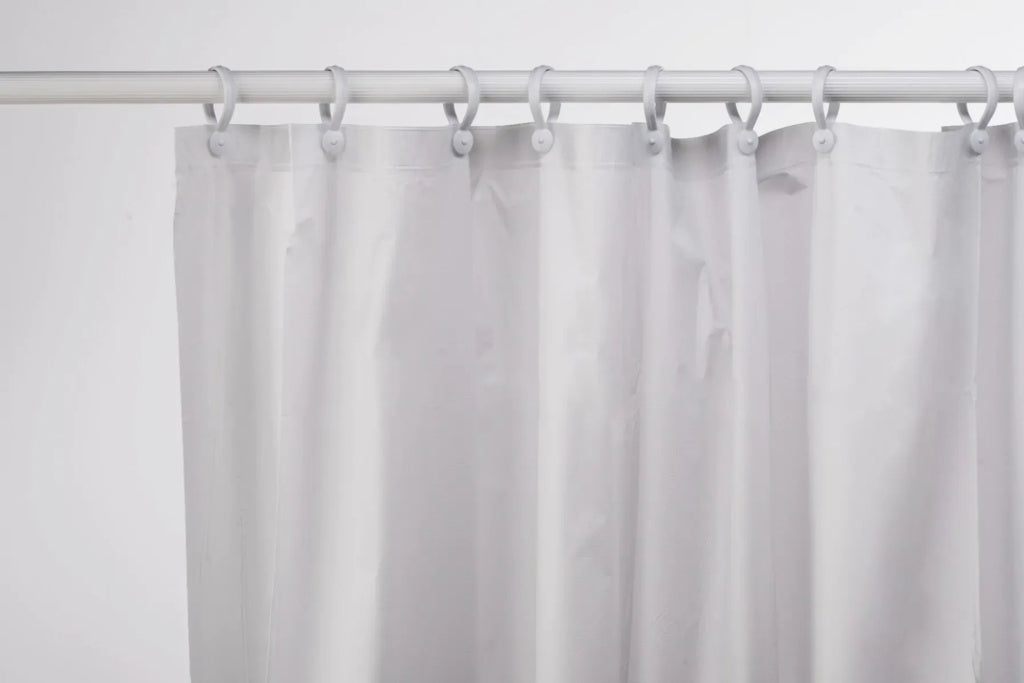 Croydex PVC Shower Curtain White
