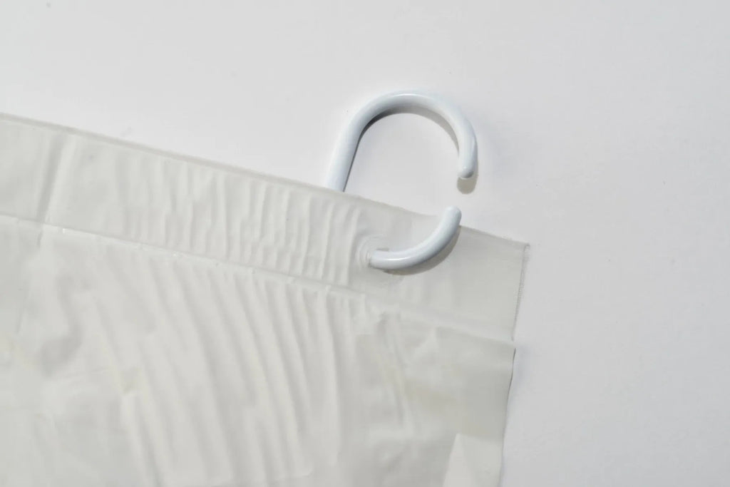 Croydex PVC Shower Curtain White