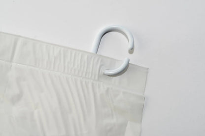 Croydex PVC Shower Curtain White