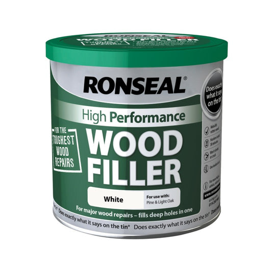 Ronseal High Performance Wood Filler 550g White