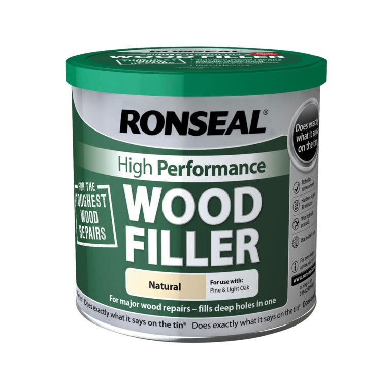 Ronseal High Performance Wood Filler 550g Natural