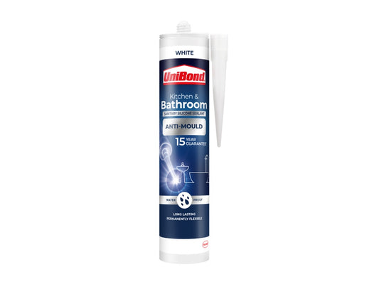UniBond Anti-Mould Kitchen & Bathroom Sealant White