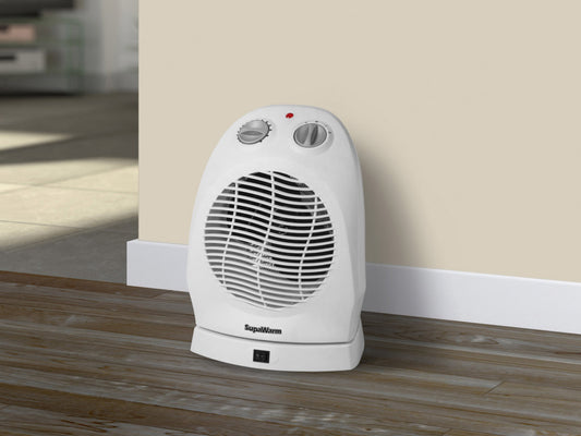SupaWarm Deluxe Oscillating Fan Heater 2400w
