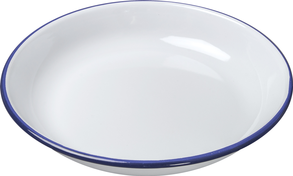 Falcon Pasta/Rice Plate - Traditional White 20cm x 3D