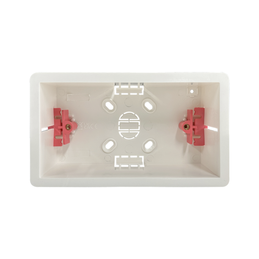 Securlec 2 Gang Dry Lining Box 47mm Deep
