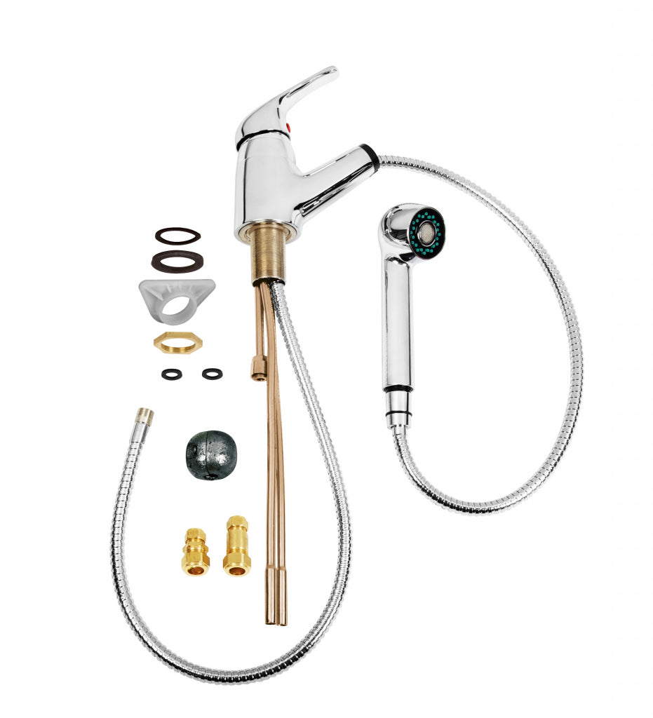 SP Neptune Pull Out Mono Mixer Sink Tap