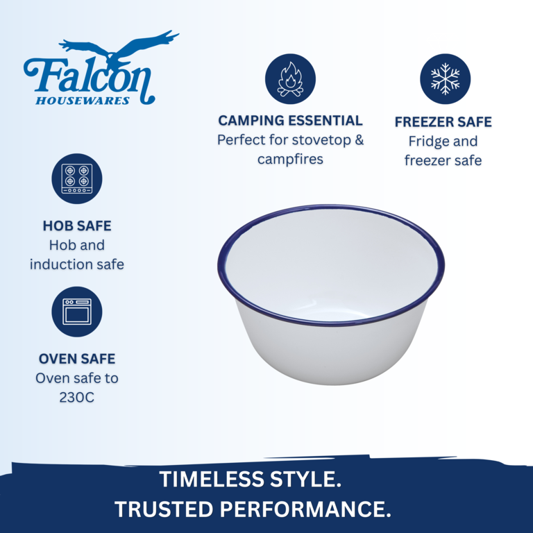 Falcon Pudding Basin - Traditional White 12cm x 6.5D
