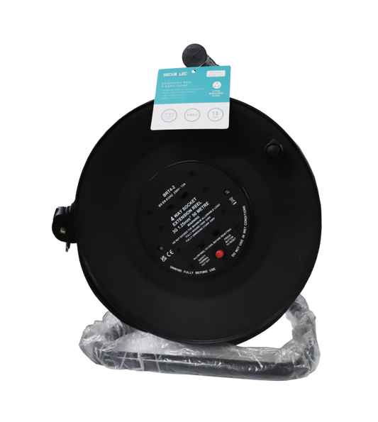 Securlec 4 Gang Extension Reel 50m 13 Amp