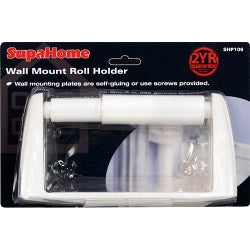 SupaHome Toilet Roll Holder White