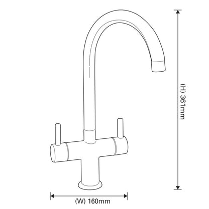 SP Sienna Mono Sink Mixer Tap