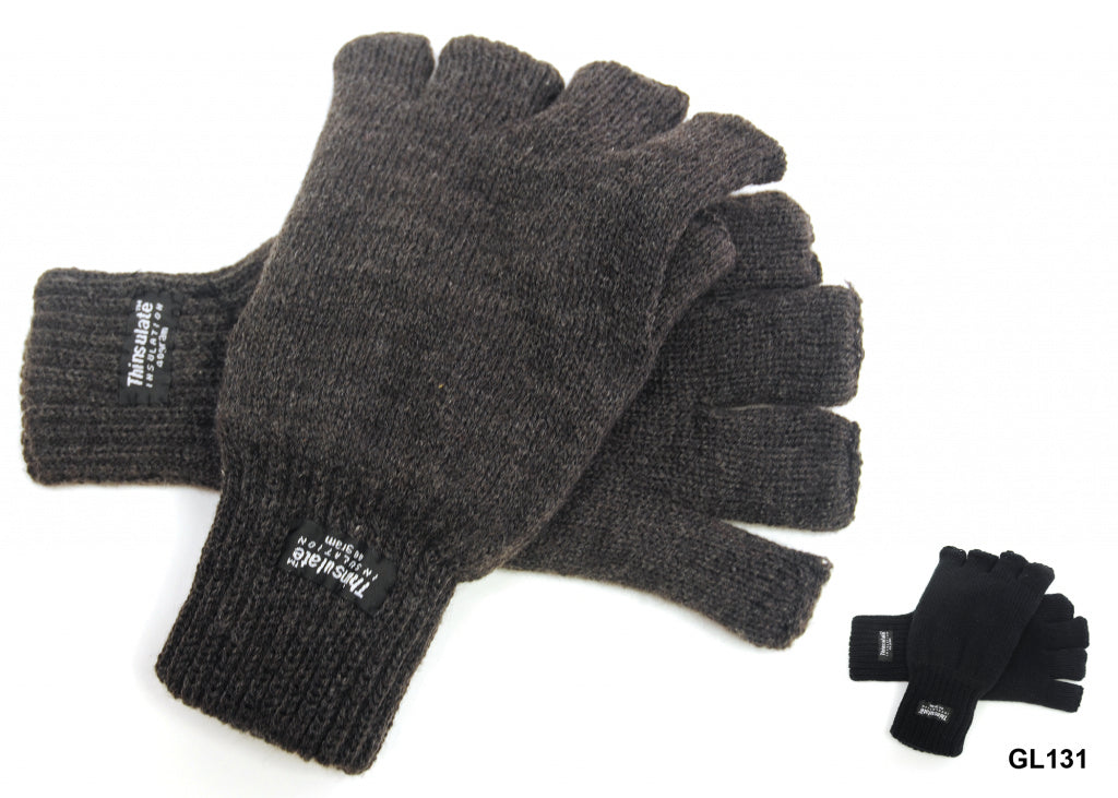 RJM Mens Fingerless Glove