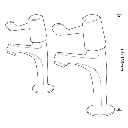 SP Rhodes Lever Sink Taps