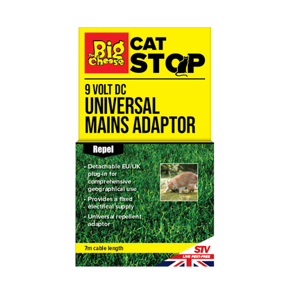 The Big Cheese Universal 9v Mains Adapter + 5M Extension