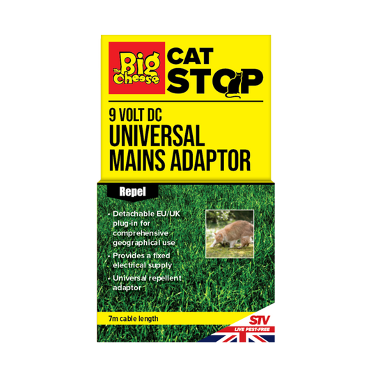 The Big Cheese Universal 9v Mains Adapter + 5M Extension