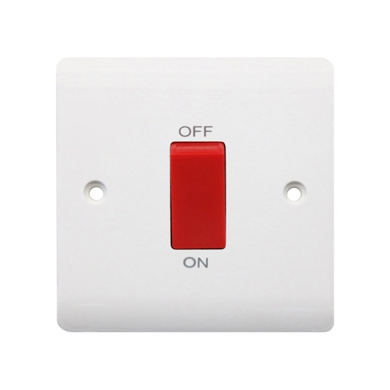 1 Gang Double Pole Cooker Switch