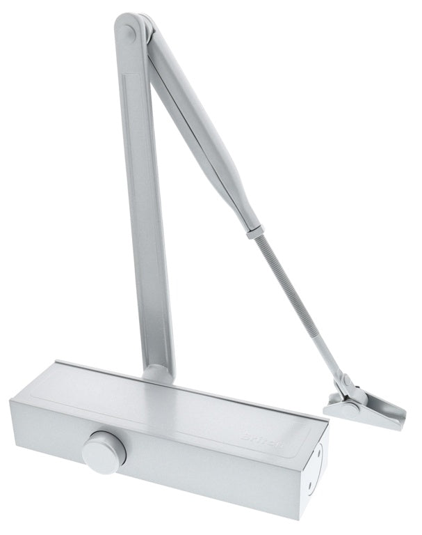 Briton Adjustable Door Closer Size 2-4 Silver