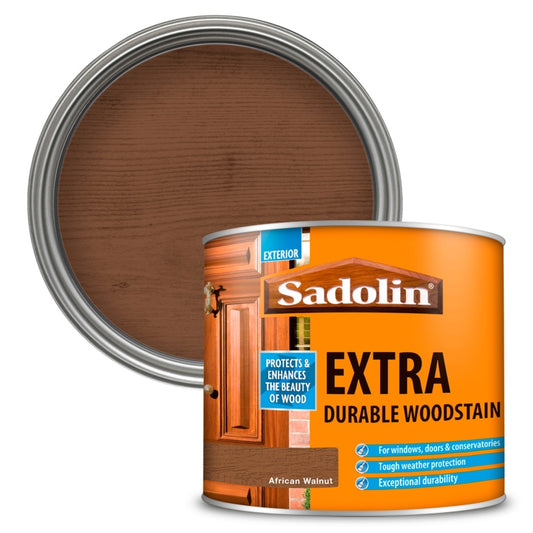 Sadolin Extra Durable Woodstain 500ml African Walnut