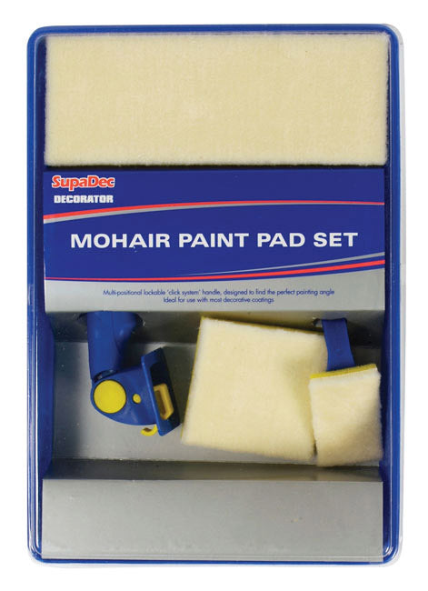 SupaDec Decorator Mohair Paint Pad Set