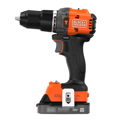 Black & Decker 18V Brushless Hammer Drill Kit BLD783E1K - product view