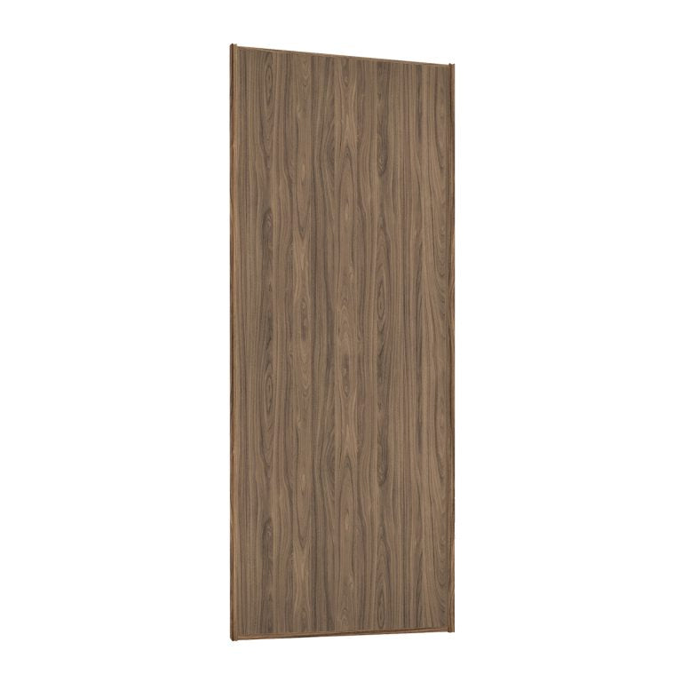 Spacepro Shaker Single Panel Sliding Wardrobe Door - Carini Walnut Frame, Carini Walnut - 2260mm image 1