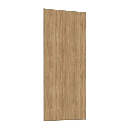 Spacepro Classic Fineline Sliding Wardrobe Door - Oak Frame, Oak/Oak/Oak - 2260mm image 1