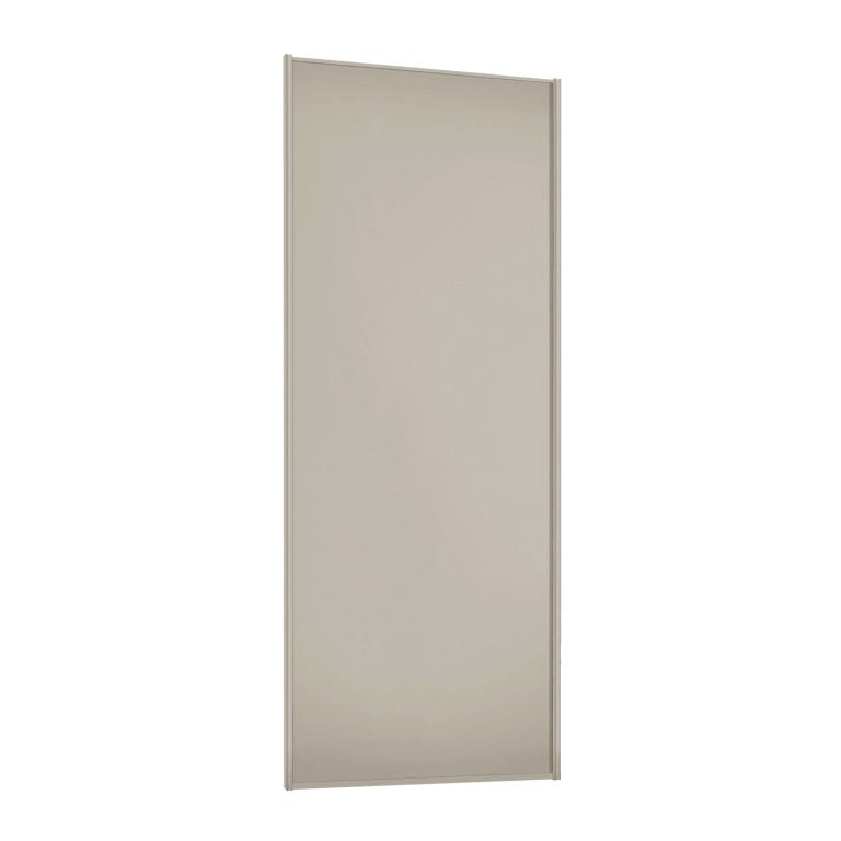 Spacepro Classic Single Panel Sliding Wardrobe Door - Pebble Frame, Pebble Panel - 2260mm image 1