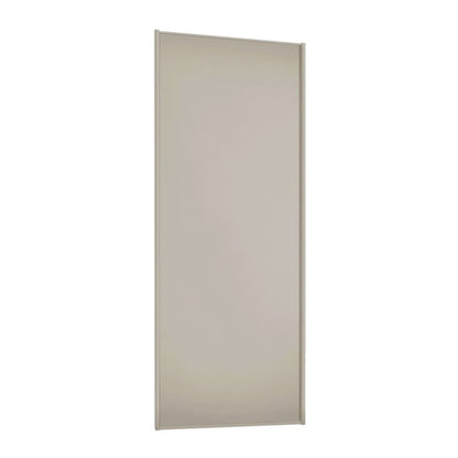 Spacepro Classic Single Panel Sliding Wardrobe Door - Pebble Frame, Pebble Panel - 2260mm image 1