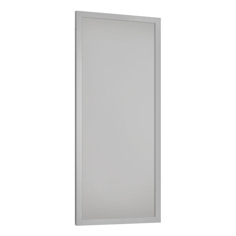 Spacepro Shaker Wideline Sliding Wardrobe Door - Dove Grey Frame, Dove Grey/Mirror/Dove Grey - 2260mm image 1