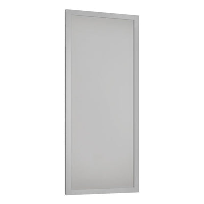 Spacepro Shaker Wideline Sliding Wardrobe Door - Dove Grey Frame, Dove Grey/Mirror/Dove Grey - 2260mm image 1