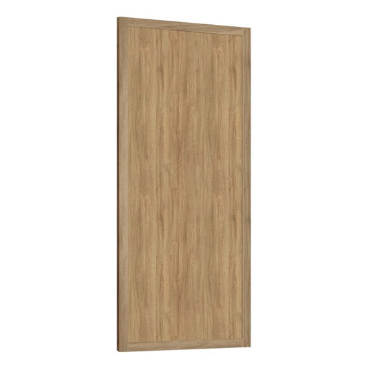 Spacepro Shaker Wideline Sliding Wardrobe Door - Oak Frame, Oak/Oak/Oak - 2260mm image 1