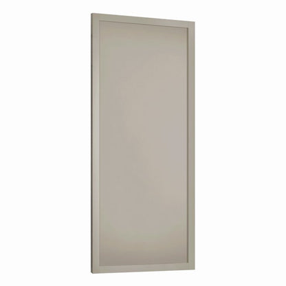 Spacepro Shaker Wideline Sliding Wardrobe Door - Pebble Frame, Pebble/Pebble/Pebble - 2260mm image 1