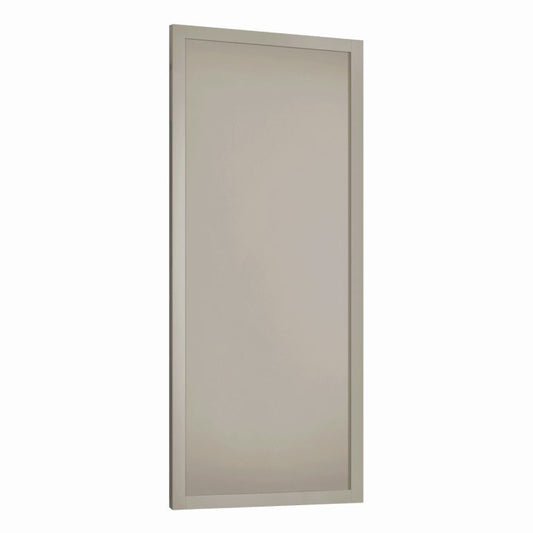 Spacepro Shaker Wideline Sliding Wardrobe Door - Pebble Frame, Pebble/Pebble/Pebble - 2260mm image 1