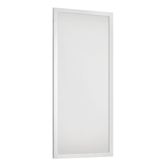 Spacepro Shaker Wideline Sliding Wardrobe Door - White Frame, White/White/White - 2260mm image 1