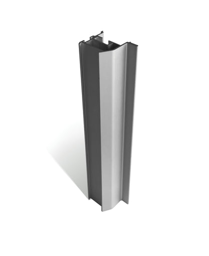 Spacepro Element Single Panel Sliding Wardrobe Door - Silver Frame, Mirror - 2260mm - image 4